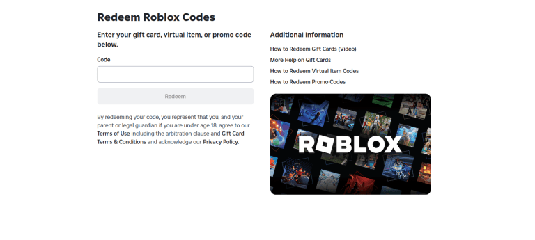 How to Redeem Roblox Codes Offical Page