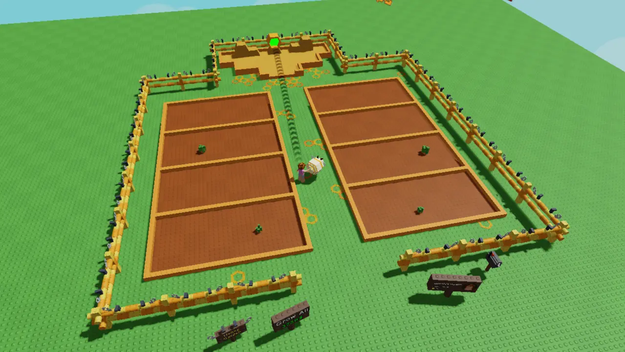 Roblox Grow a Garden Bizzy Bee Event Honey Garden